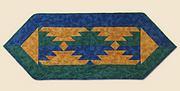 Asztali fut quilt