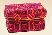 Textil kincses doboz