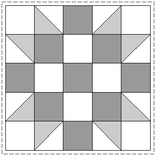 Star Struck block pattern Sister's choice pattern