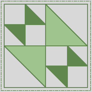 BOM 2006 augusztus: Old Maid's Puzzle
