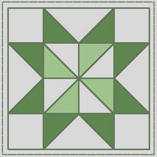 BOM 2006 december: Pinwheel Star